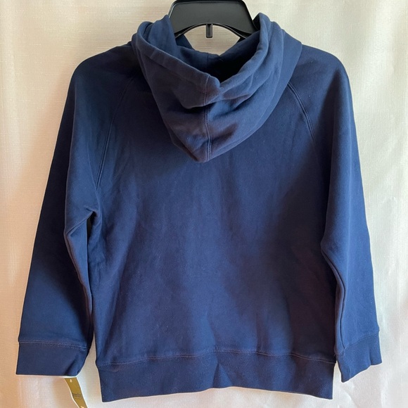 Green dog Boys Hoodie Navy Blue w/ Kangaroo pockets size S8/10. NWT - Picture 3 of 10